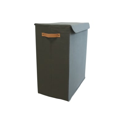 SAMMART Set Di 2 Cesti Portabiancheria Pieghevoli Pop-Up – Plastica TPE/PP, 58x44,6x27 Cm, Salvaspazio, Senza BPA, Con Manici, Per Trasporto E Organizzazione
