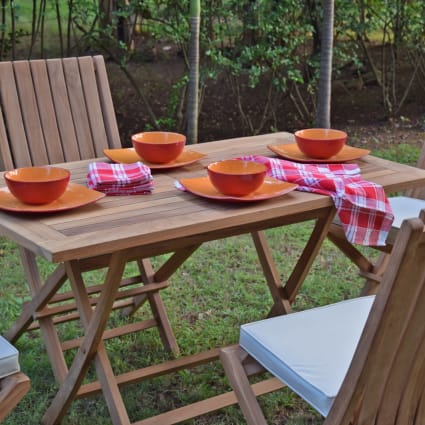 TAVOLI TAVOLO IN LEGNO DI FAGGIO PIEGHEVOLE - Agrizoo Store - Foto 3