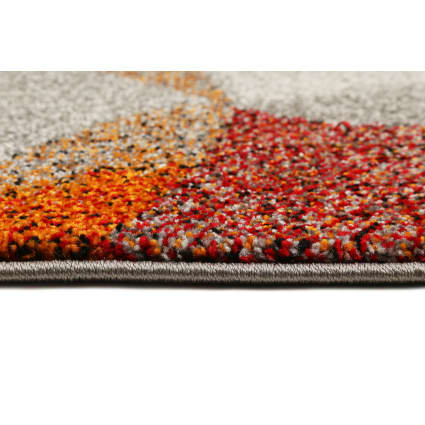 Tapis Miniature Pour Maison De Poupée - Lot De 5 - Tissu Tissé Imprimé Floral - 16x9,7 Cm - Décoration