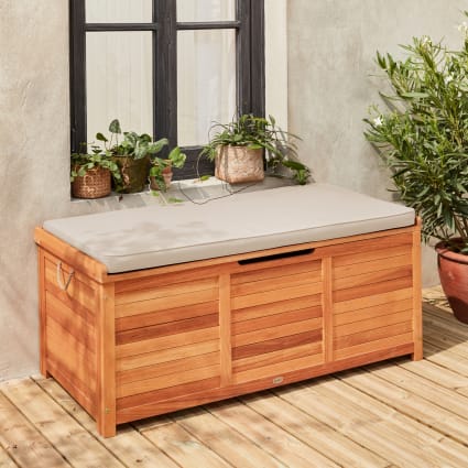 BELLE VOUS Cassette Legno Con Manici In Corda (2pz) - Cestini