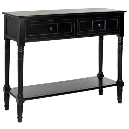 Konsolentisch aus Kiefer/Mdf, Schwarz Margarite