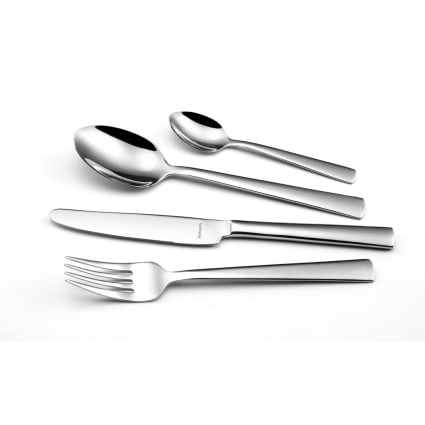 Set De Cubiertos 24 Pzas Cubertería En Acero Inoxidable Tenedor Cuchillo Cuchara | Leroy Merlin