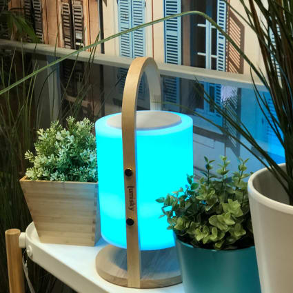 Enceinte Portable Sans Fil Toddmomy - Mini Haut-parleur LED Rouge, 3W, Bluetooth, Batterie Intégrée, Pour Intérieur/extérieur