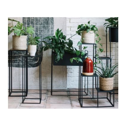 Bamworld Plant Stand Intérieur, étagère Métallique à Plusieurs étages Pour Les Plantes Multiples, 3 Tier 3