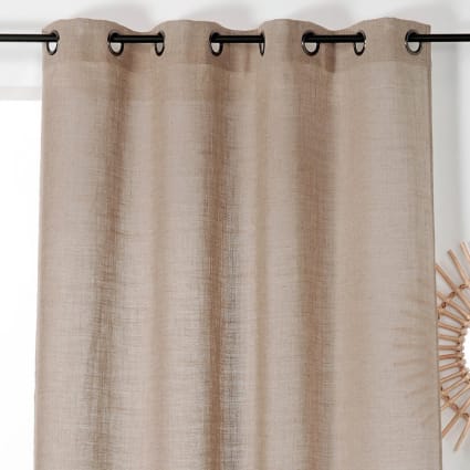 Double rideaux ecru d'occasion - Linge de maison
