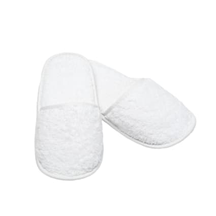 Chausson de bain en eponge blanc taille 37