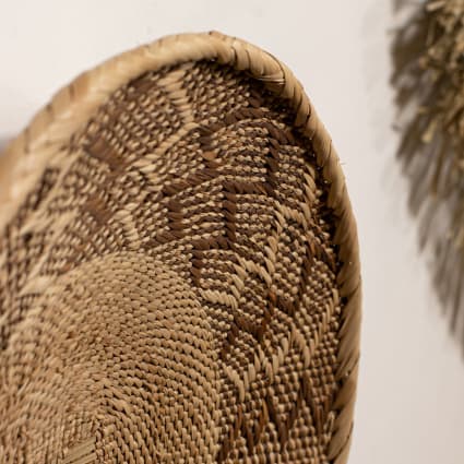 Support Mural En Osier Pour Magazines Et Trieur De Courrier - En Jonc De Mer Tissé Rustique - Organiseur à Suspendre Pour La Maison Et Le Bureau