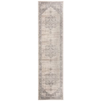 Tapis Neutre/Gris 61 X 244 cm Brentwood | Maisons du Monde