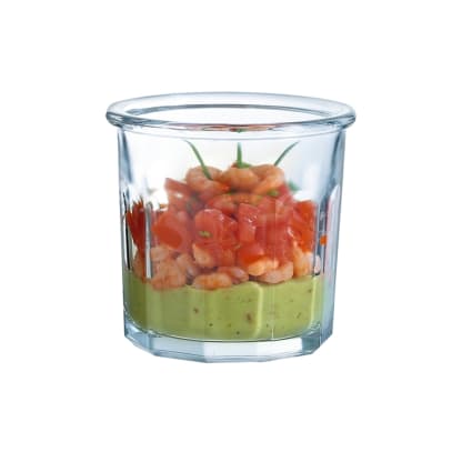 Lot 6 Verrines 8 Cl Verre Transparent - Réception Apéritif Dessert Café Gourmand
