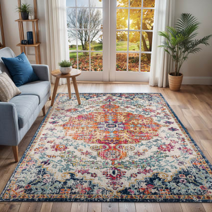 Tapis en laine SUPERIOR MAMLUK oriental vintage émeraude 170x235 cm