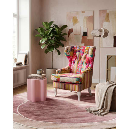 Ohrensessel aus Stoff 100cm, bunt Molde