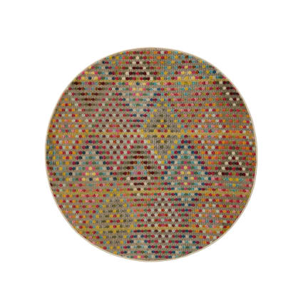 Teppich multicolor D 120 rund Casa