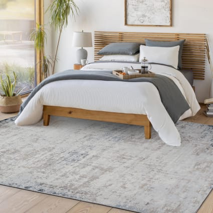 Tappeto Salotto Moderno Beige 140x200 Cm - Pelo Corto (5 Mm), Lavabile In Lavatrice, Fondo Antiscivolo