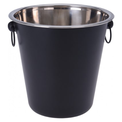 Porte-pics Apéritif Vintage Seau à Champagne + 6 Pics Raisin Inox - Espagne