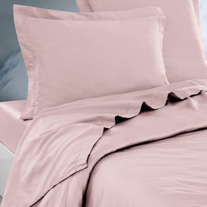 Drap Plat 180x290 Cm Percale De Coton MANOIR Gris Perle | Leroy Merlin