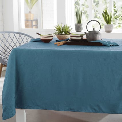 Nappe Imperméable HEKO 140x250 Cm – Anti-taches, Lavable – Pour Salle à Manger Et Jardin – Rayures Bleues - 4