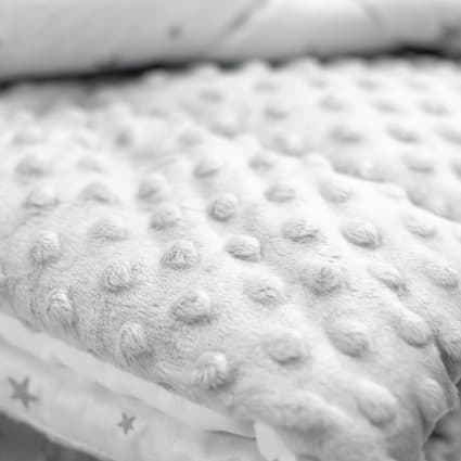 Coperta in flanella e minky con farfalla viola, coperta per