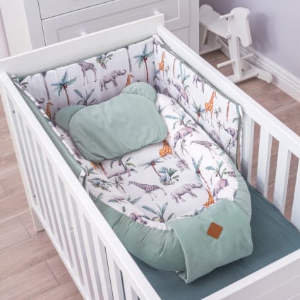 Drap Housse Bébé 70x140 Cm - Double Gaze De Coton - Taupe - Bonnets 17 Cm - OEKO-TEX - Babycalin - 8