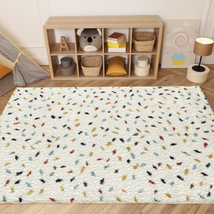 Tappeto Da Gaming Gigante 238x160 Cm Con Design Controller, Morbido E Antiscivolo, Per Sala Giochi E Camerette