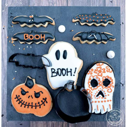 Set Da 13 Tagliabiscotti Di Halloween In Acciaio Inox – Zucca, Occhi E Bocca Per Creare Oltre 100 Facce Diverse - 3