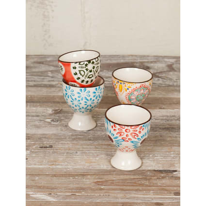 Cooksmart Portauovo In Ceramica Per Colazione – Design Britannico Con Simpatiche Api, Regalo Originale