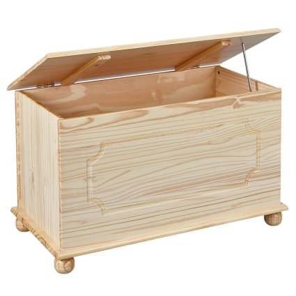 Grande caisse en bois, coffre, coffre à jouets, caisse de transport