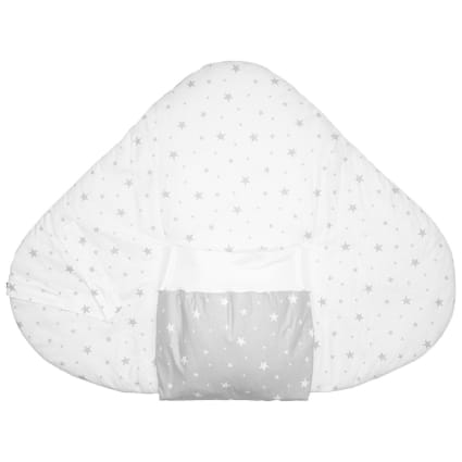 Tappeto per bambini con motivo a stelle bianco sporco in cotone ⌀ 120 cm Stars