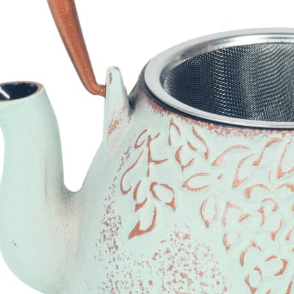 Théière Japonaise En Fonte Verte 1L – Tetsubin Authentique Signes Grimalt