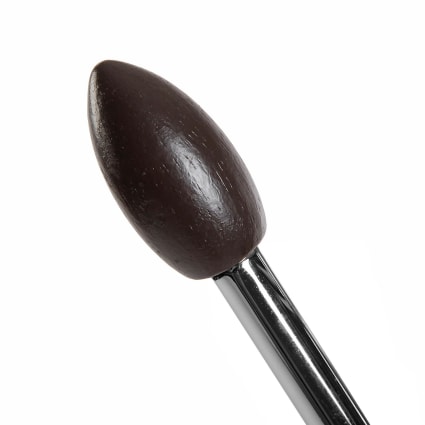 Perchero de pie para entrada o pasillo en metal plateado