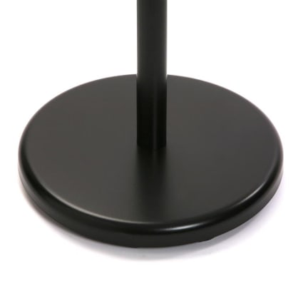 Perchero de pie para entrada o pasillo en metal y madera negro