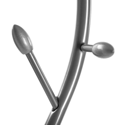 Perchero de pie para entrada o pasillo en metal gris Swindon