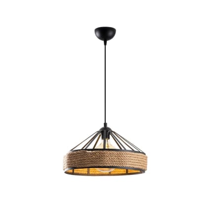 Lampada A Soffitto Glostrup 4 Luci – Metallo E Legno Marrone – Faretti Orientabili GU10 (Senza Lampadine) - 3