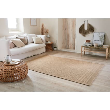 Tapis d'Extérieur pour Terrasse, Balcon et Jardin, Tapis de Cuisine Uni