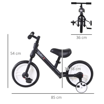 Vélo draisienne enfant roulettes pédales amovibles selle