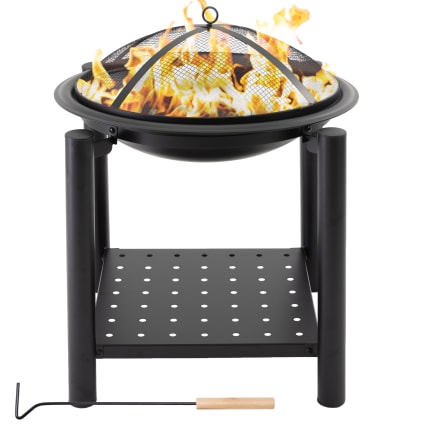 Braciere da esterni, piccolo barbecue pieghevole portatile, 31 x 31 cm, braciere a legna con borsa per il trasporto, per escursioni, cortile, giardino, barbecue