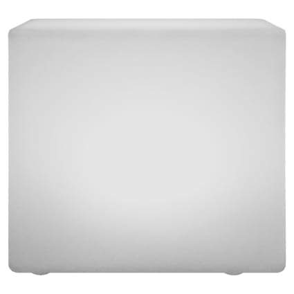 Cube Led Lumineux Polyéthylène Blanche