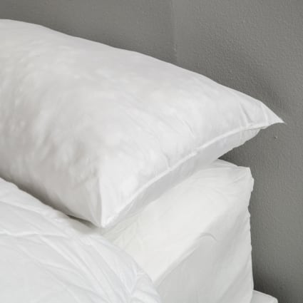Traversin Plat Qualigel 90 Cm – Fabriqué En France – Fermeté Soutien Optimal – Blanc 100% Coton