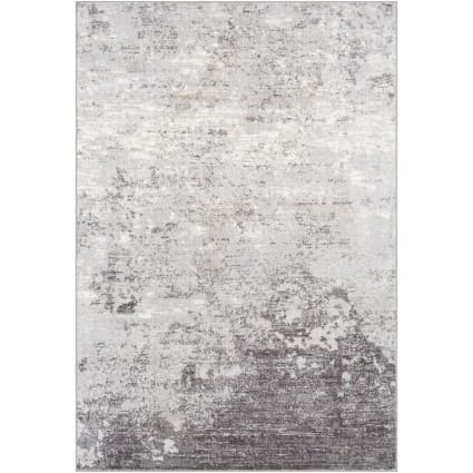 Abstrakt Moderner Teppich Grau/Weiß 200x275 Fiona