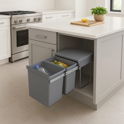 Pattumiera acciaio inox con pedale lt. 12 - Arcobaleno Group Srl