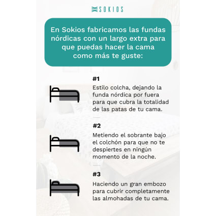 Funda nórdica Infantil Selva Cama90 (160X270) SELVA Maisons du