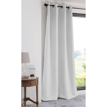 Rideaux Occultants Extérieurs Blancs - Lot De 2 (1.2m X 1.5m Chaque) - Polyester - Pour Terrasse, Jardin, Fenêtre - 5