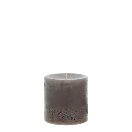Zylindrische Kerze H10, Braune Antik