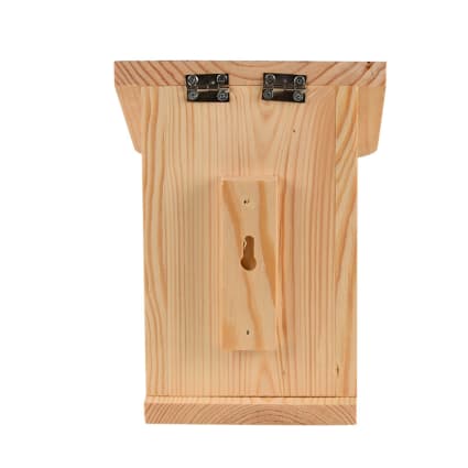 Mangeoire Pour Écureuils, En Bois, Toit Ouvrant, H X L X P : 17,5 X 12 Mangeoire Pour Écureuils, En Bois, Toit Ouvrant, H X L X P : 17,5 X 12