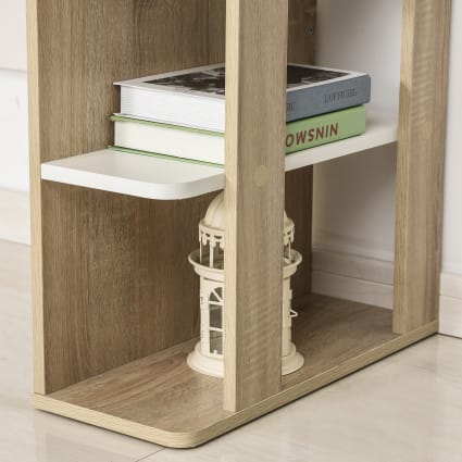 Escritorio En Madera Centro De Trabajo Multifuncional Siena-Blanco