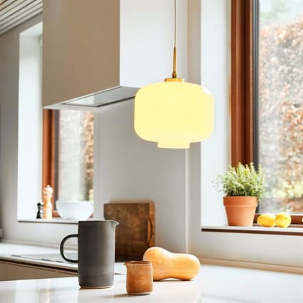 IDEGU Vintage Pendelleuchte Globus Design – 20 Cm, E27, Schwarz, Für Wohnzimmer & Schlafzimmer