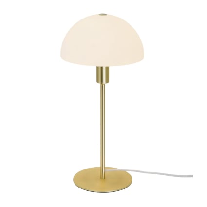 Lampe De Table Classique En Laiton - Abat-jour Coquille Pivotant - Style Rétro
