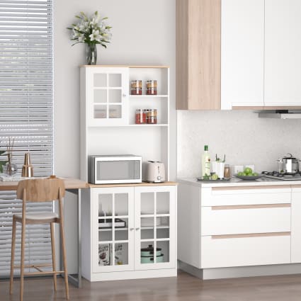 Armario de cocina 80x37x183cm blanco Maisons du Monde