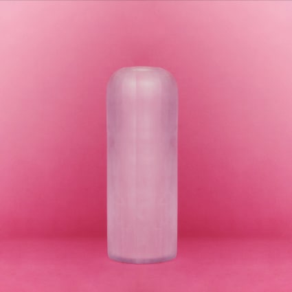 Vaso In Vetro Trasparente Per Fiori - Decorativo Da Tavolo 14,5x8 Cm - Ideale Per Giacinti, Tulipani E Composizioni - Set Per Camera Da Letto E Soggiorno (Rosa)