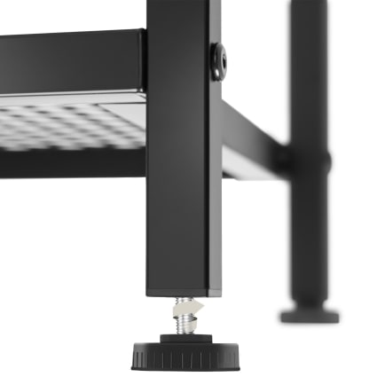 Scarpiera TecTake Sheffield 4 Livelli – Stile Industriale, Legno E Acciaio, 100x30,5x93 Cm, Piedini Regolabili