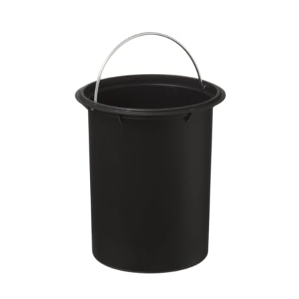Poubelle de salle de bains 3 l noir | Leroy Merlin